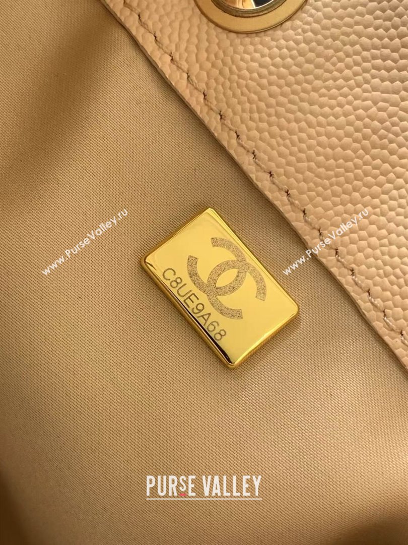 Chanel 25 Small Handbag in Grained Calfskin AS5293 Beige Spring-Summer 2025 (YEZI-25050604)