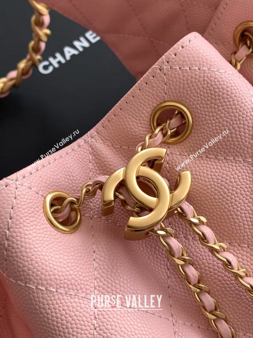 Chanel 25 Small Handbag in Grained Calfskin AS5293 Pink Spring-Summer 2025 (YEZI-24050608)