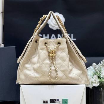 Chanel 25 Small Handbag in Grained Calfskin AS5293 Beige Spring-Summer 2025 Top Quality (SHUNY-25050615)
