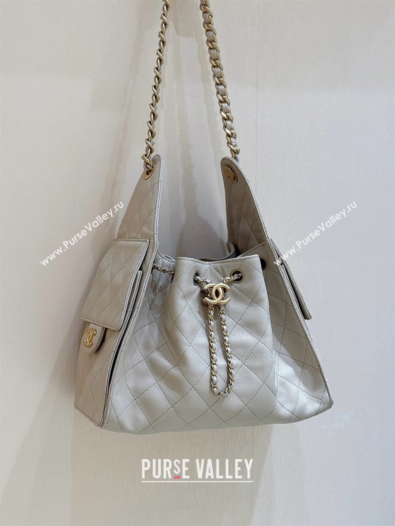 Chanel 25 Small Handbag in Grained Calfskin AS5293 Beige Spring-Summer 2025 Top Quality (SHUNY-25050615)