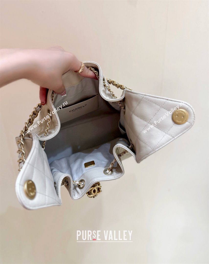 Chanel 25 Small Handbag in Grained Calfskin AS5293 Beige Spring-Summer 2025 Top Quality (SHUNY-25050615)