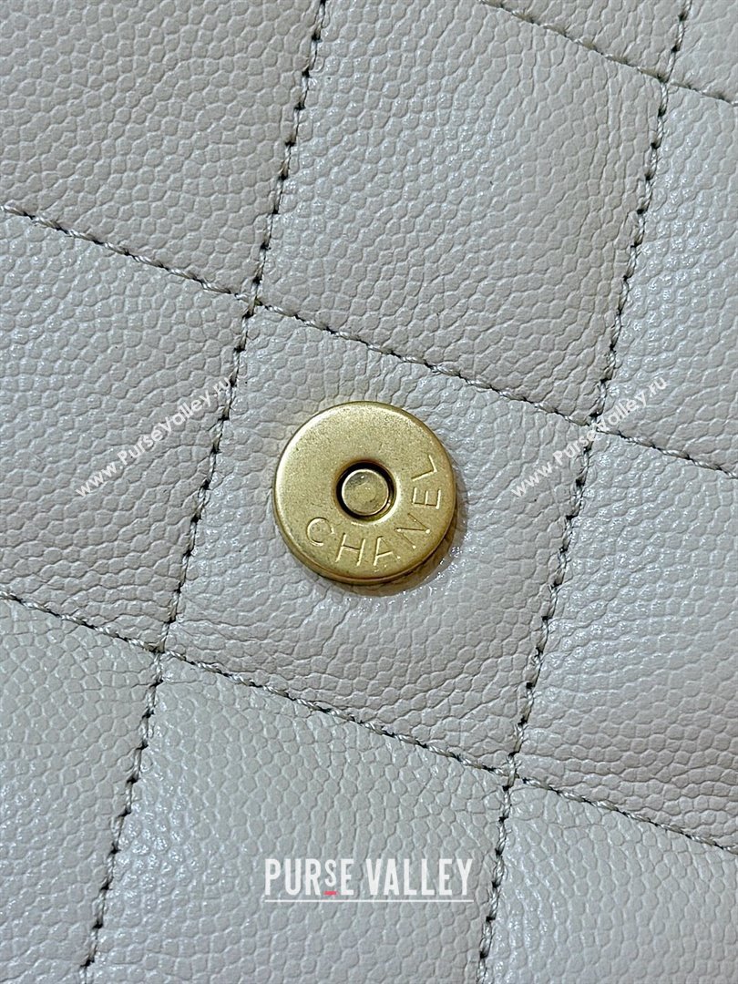 Chanel 25 Small Handbag in Grained Calfskin AS5293 Beige Spring-Summer 2025 Top Quality (SHUNY-25050615)