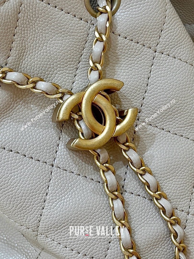 Chanel 25 Small Handbag in Grained Calfskin AS5293 Beige Spring-Summer 2025 Top Quality (SHUNY-25050615)