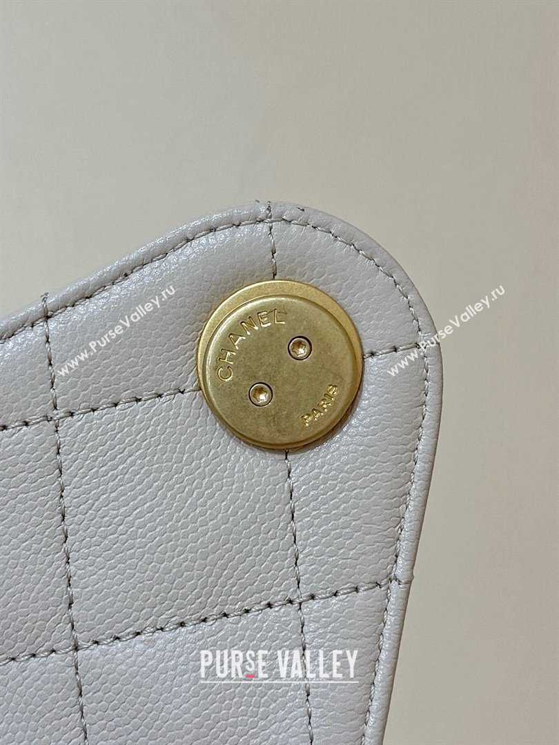 Chanel 25 Small Handbag in Grained Calfskin AS5293 Beige Spring-Summer 2025 Top Quality (SHUNY-25050615)