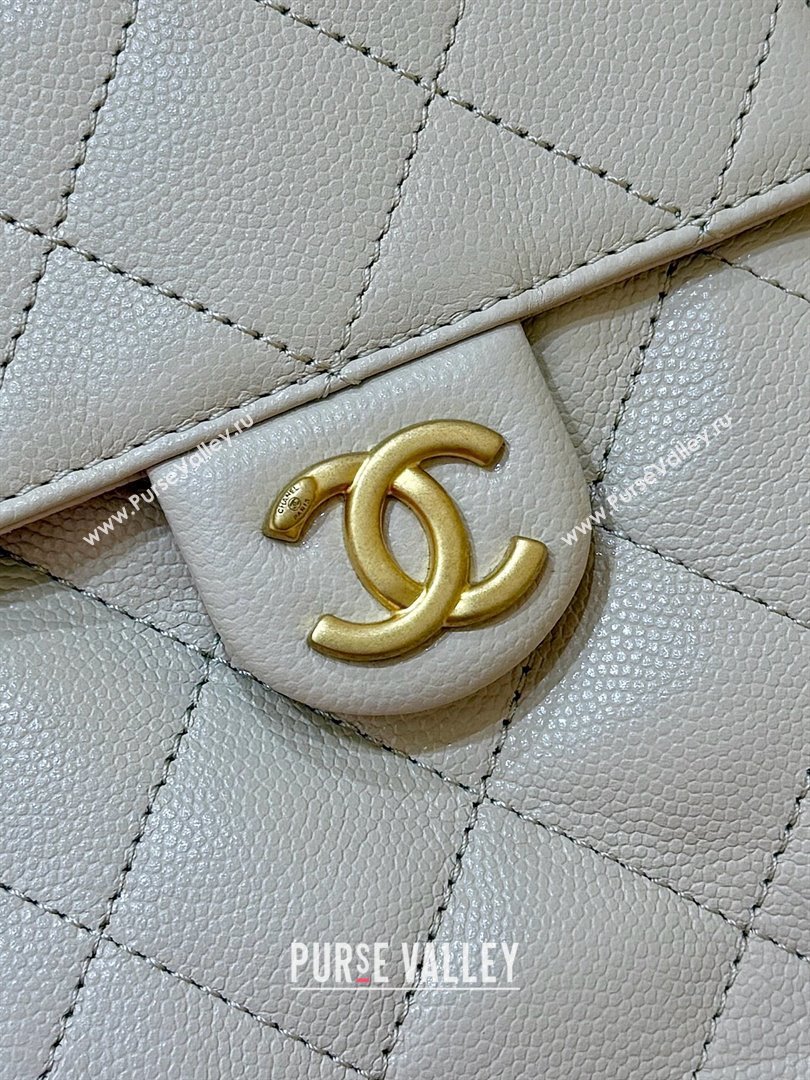 Chanel 25 Small Handbag in Grained Calfskin AS5293 Beige Spring-Summer 2025 Top Quality (SHUNY-25050615)