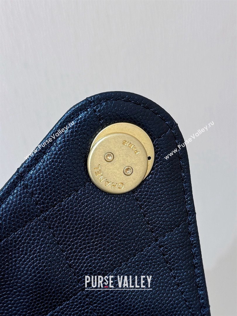 Chanel 25 Small Handbag in Grained Calfskin AS5293 Black Spring-Summer 2025 Top Quality (SHUNY-25050618)