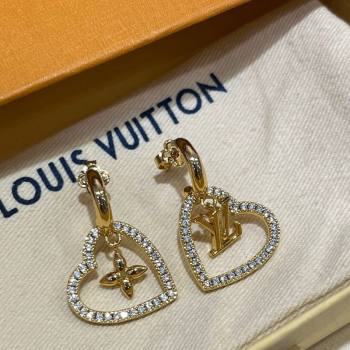 Louis Vuitton My LV Heart Earrings with Strass 2025 0509 (YF-250509054)