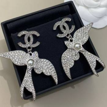 Chanel Strass Flying Bird Earrings 2025 0509 (YF-250509055)