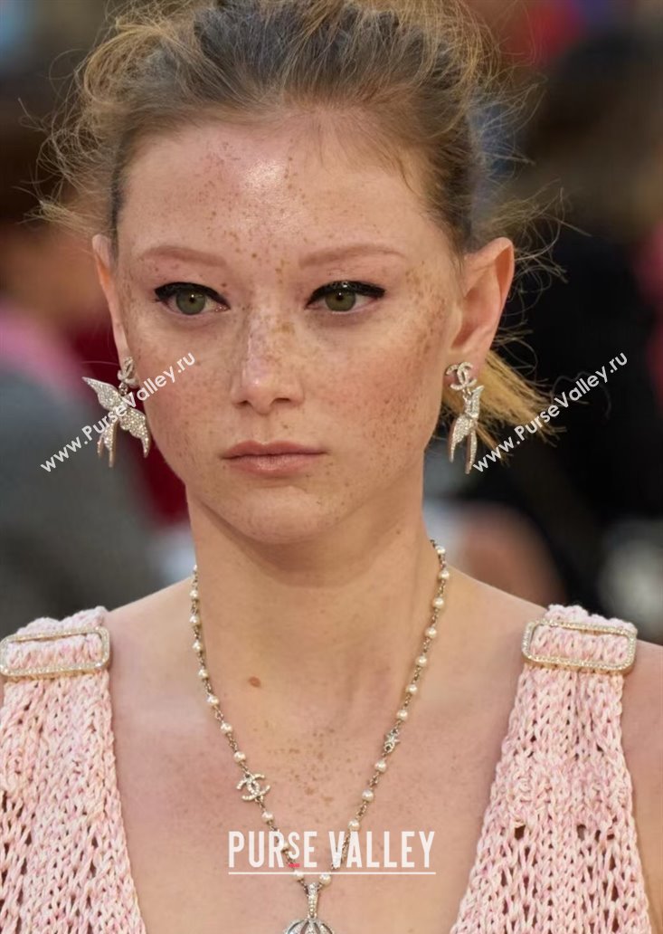 Chanel Strass Flying Bird Earrings 2025 0509 (YF-250509055)