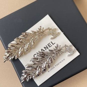 Chanel Feather Brooch Silver/Gold 2025 0509 (YF-250509059)