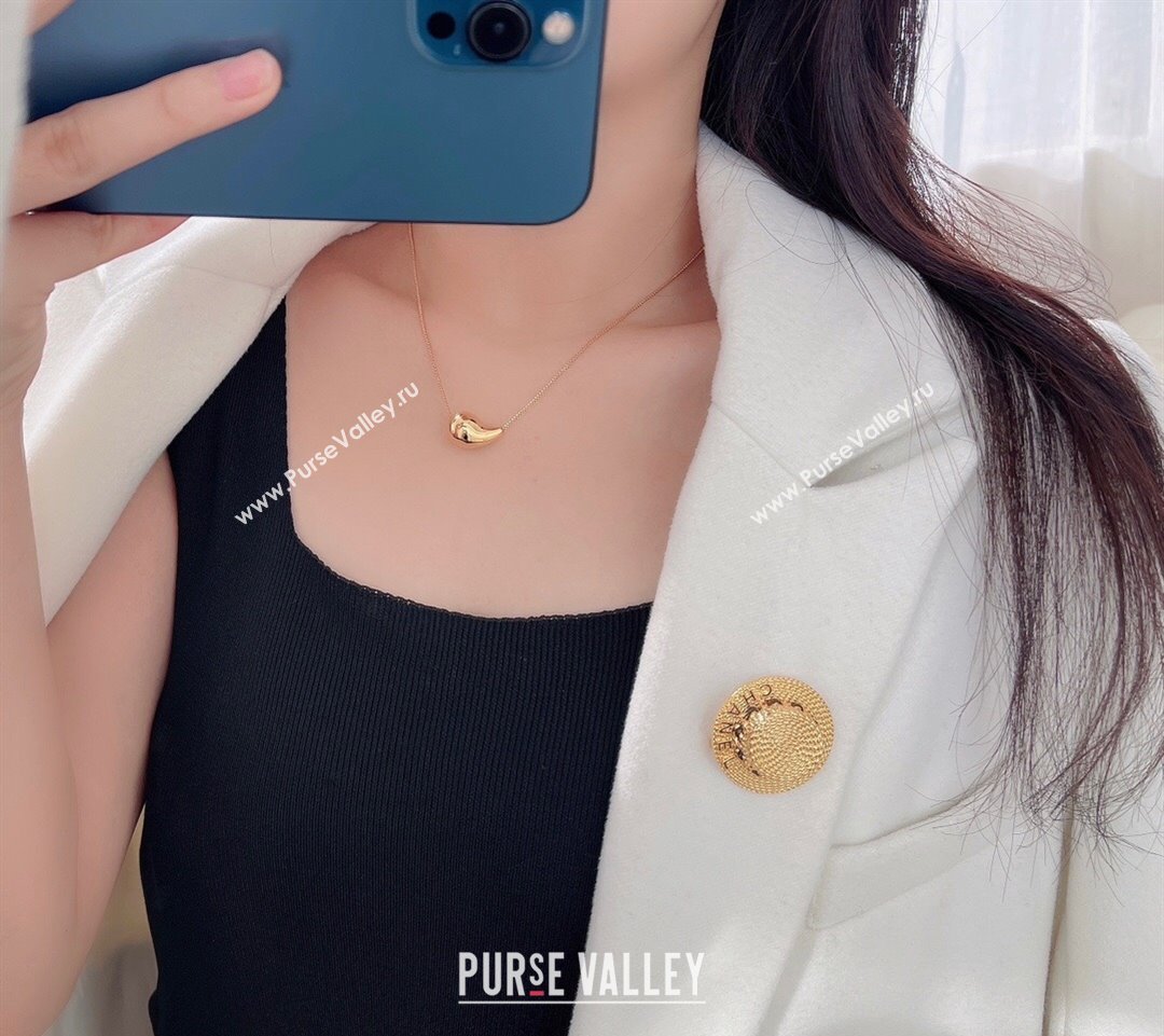 Chanel Hat-shaped Brooch Gold 2025 0509 (YF-250509076)