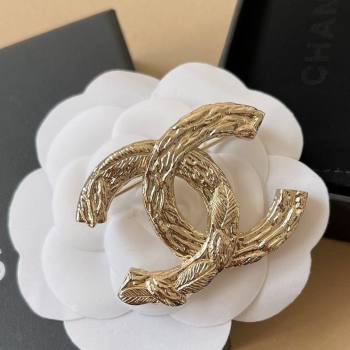 Chanel Metal-Tone CC Brooch Silver/Gold 2025 0509 (YF-250509078)