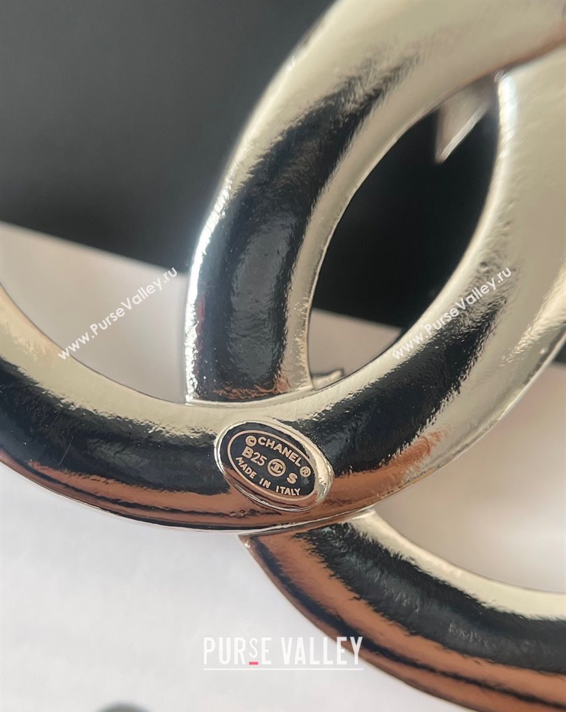 Chanel Strass Star CC Brooch Silver 2025 0509 (YF-250509096)