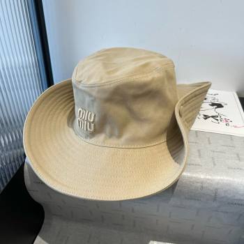 Miu Miu Denim Hat M050901 Khaki 2025 (A-25050901)