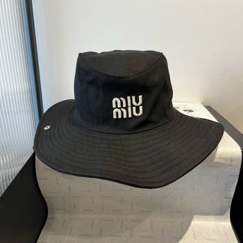 Miu Miu Denim Hat M050902 Black 2025 (A-25050902)