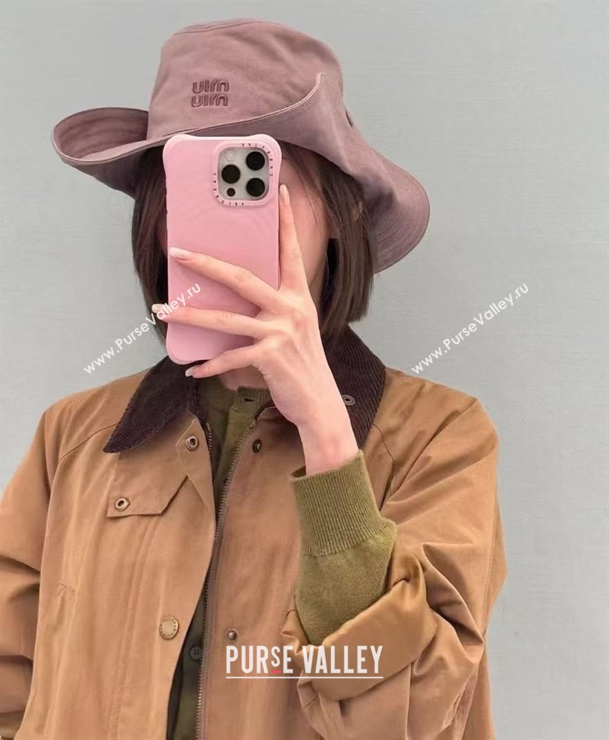 Miu Miu Denim Hat M050903 Pink 2025 (A-25050903)