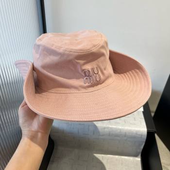 Miu Miu Denim Hat M050903 Pink 2025 (A-25050903)