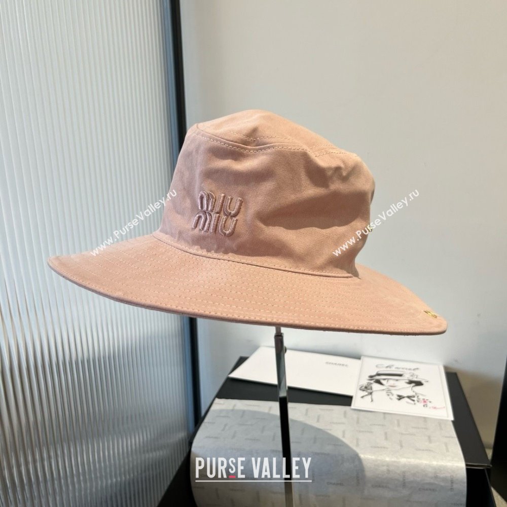 Miu Miu Denim Hat M050903 Pink 2025 (A-25050903)