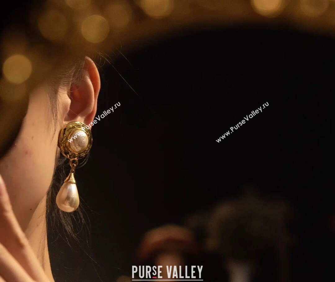 Saint Laurent Pearl Earrings 2025 0508 (YF-250509116)