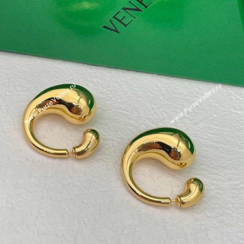 Bottega Veneta Drop Earrings Gold 2025 0509 (YF-250509103)