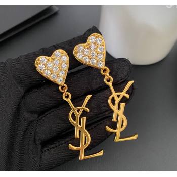 Saint Laurent Heart YSL Earrings 2025 0509 (YF-250509107)