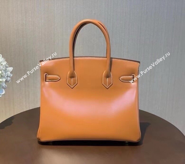 Hermes Birkin 25cm/30cm Bag in Original Box Leather Brown/Gold 2025 (Half Handmade) (XX-25052610)