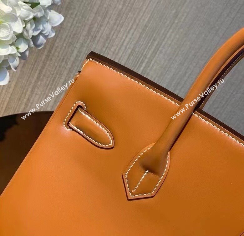 Hermes Birkin 25cm/30cm Bag in Original Box Leather Brown/Gold 2025 (Half Handmade) (XX-25052610)