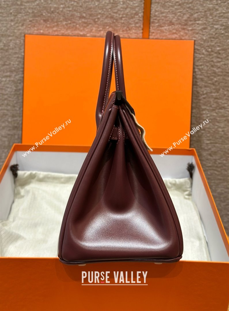 Hermes Birkin 25cm/30cm Bag in Original Box Leather Saddle Red/Gold 2025 (Half Handmade) (XX-25052614)