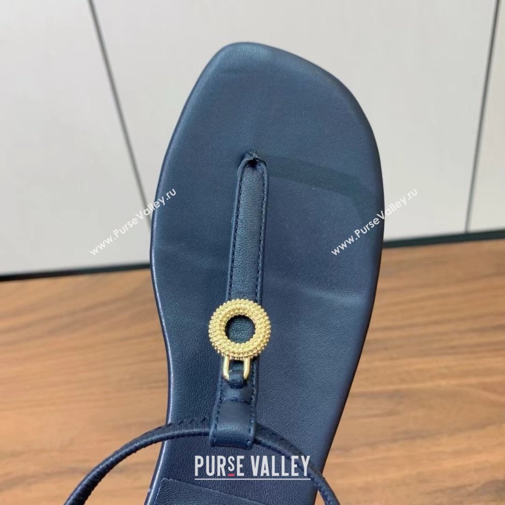Loro Piana Mindil Infra Sandal in Lambskin LP6609 Blue 2025 (HH-25060609)
