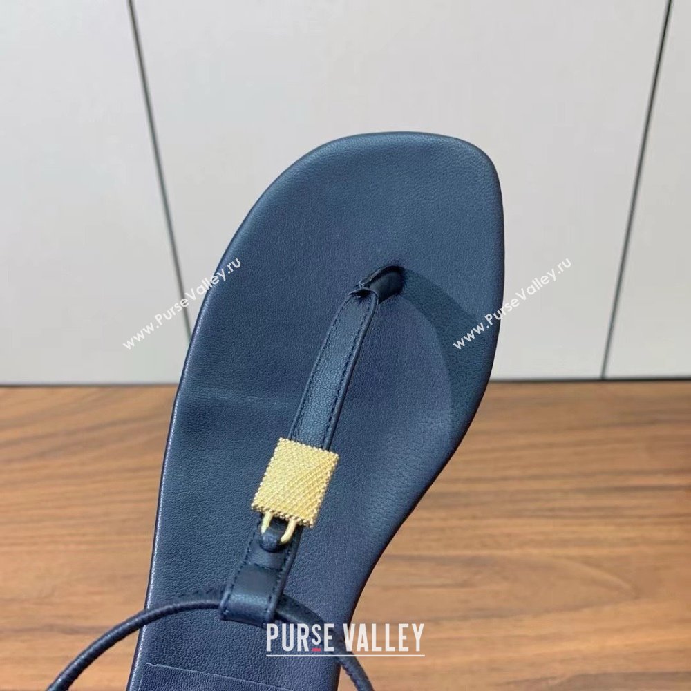 Loro Piana Mindil Infra Sandal in Lambskin LP6609 Blue 2025 (HH-25060609)