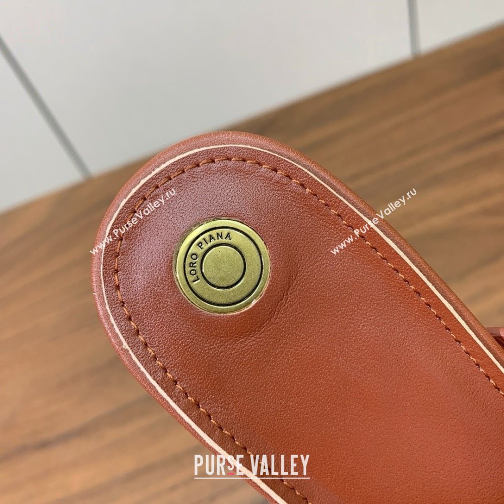Loro Piana Vera Sandal in Calfskin 8cm Heel LP060526 Vinegar 2025 (HH-25060526)