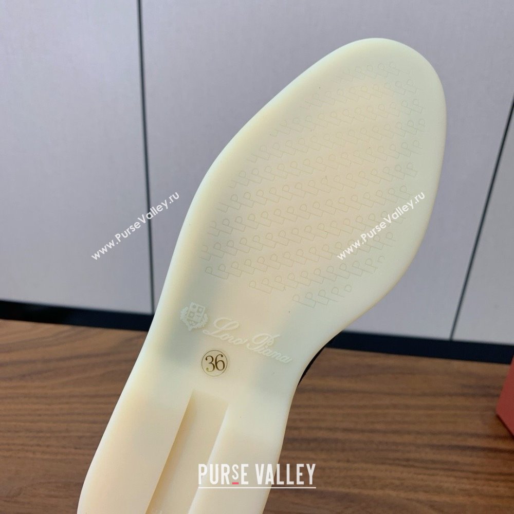 Loro Piana Charms Walk Babouche Loafer in Suede LP060504 Deep Blue 2025 (HH-25060504)