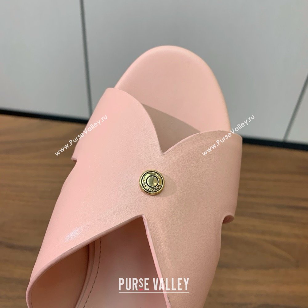 Loro Piana Vera Flat Sandal in Calfskin LP060530 Pink 2025 (HH-25060530)