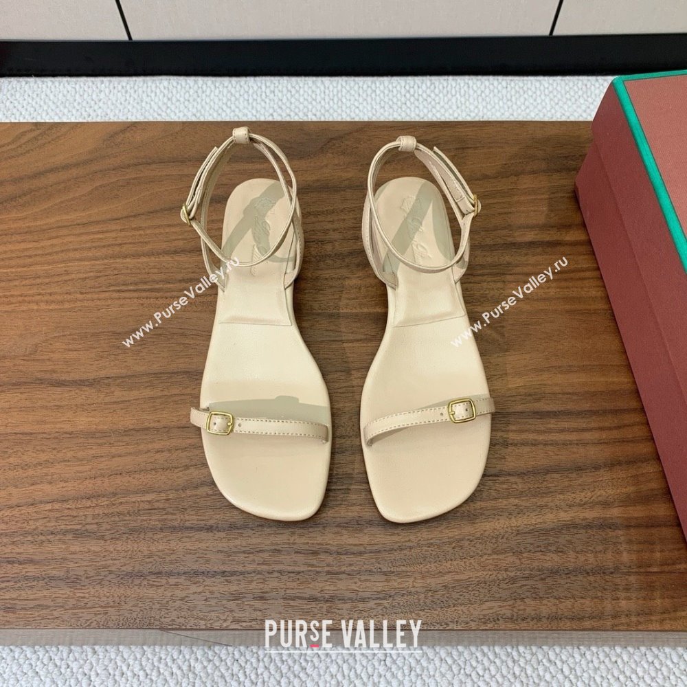Loro Piana Lambskin Sandal in LP6602 Beige 2025 (HH-25060602)