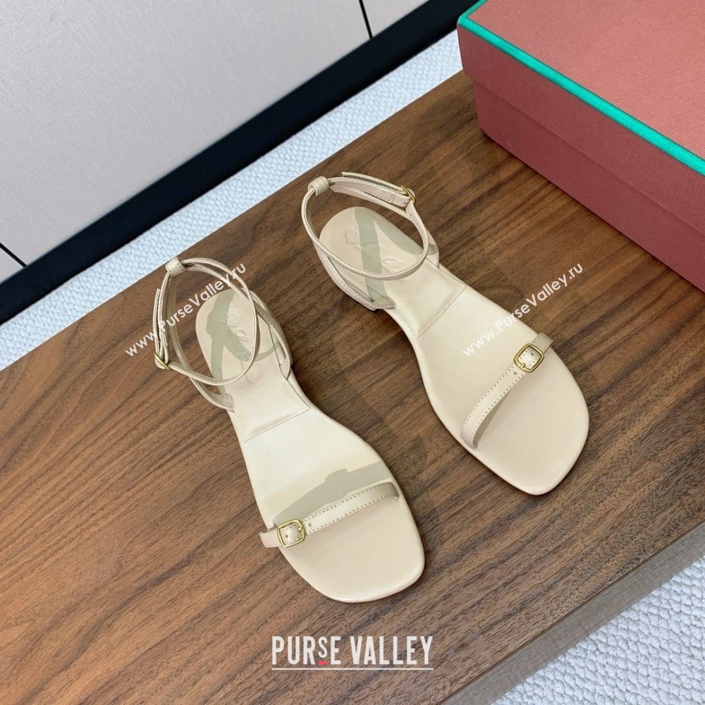 Loro Piana Lambskin Sandal in LP6602 Beige 2025 (HH-25060602)