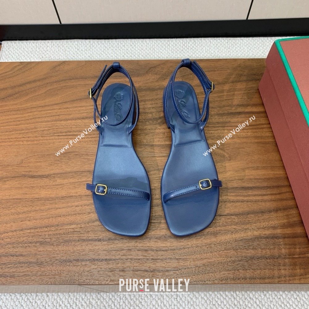 Loro Piana Lambskin Sandal in LP6603 Blue 2025 (HH-25060603)