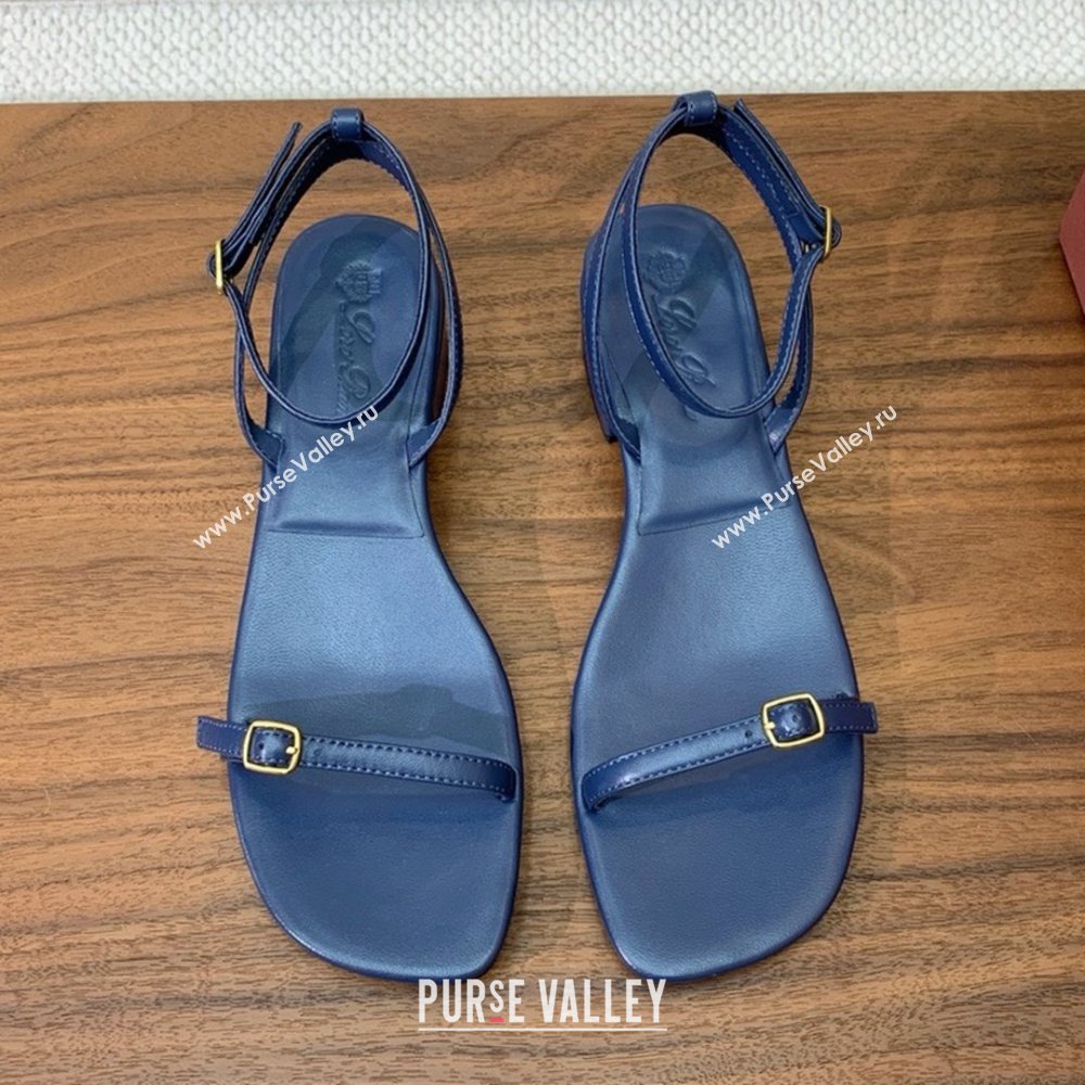 Loro Piana Lambskin Sandal in LP6603 Blue 2025 (HH-25060603)