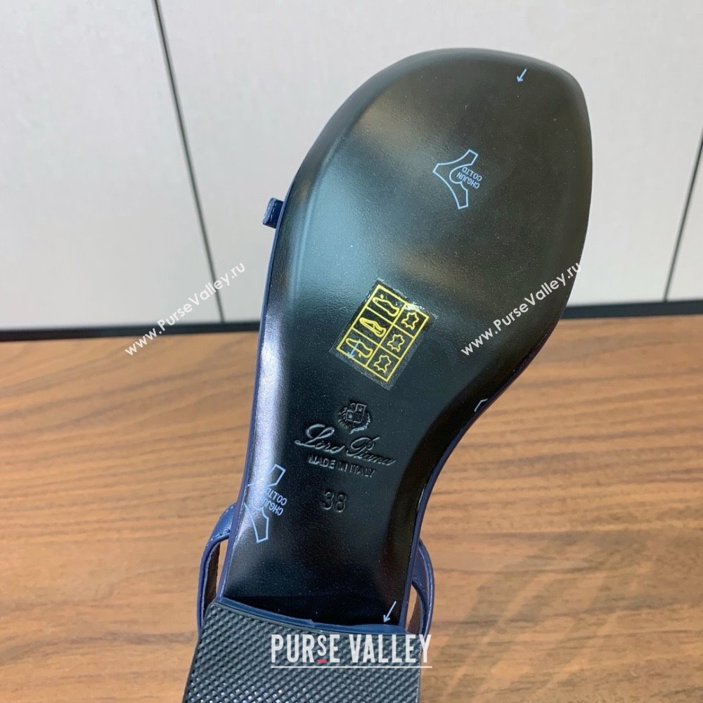 Loro Piana Lambskin Sandal in LP6603 Blue 2025 (HH-25060603)
