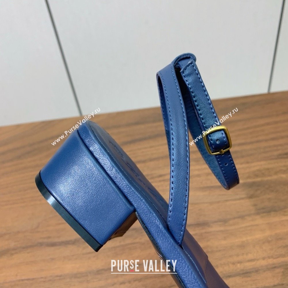 Loro Piana Lambskin Sandal in LP6603 Blue 2025 (HH-25060603)