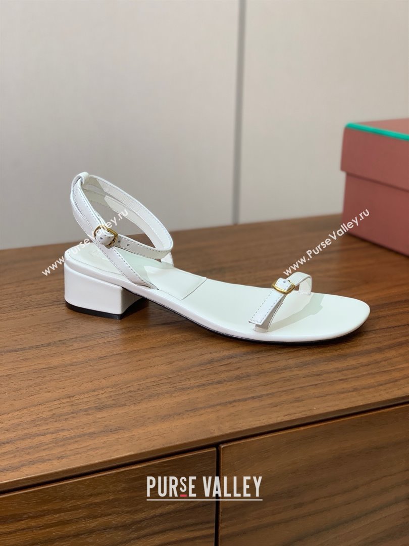 Loro Piana Lambskin Sandal in LP6604 White 2025 (HH-25060604)