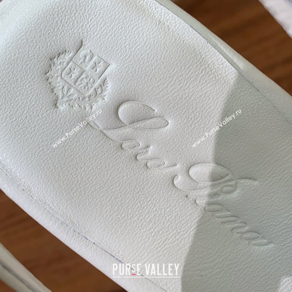 Loro Piana Lambskin Sandal in LP6604 White 2025 (HH-25060604)