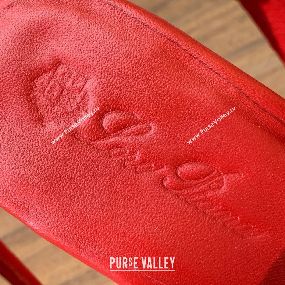 Loro Piana Lambskin Sandal in LP6606 Red 2025 (HH-25060606)