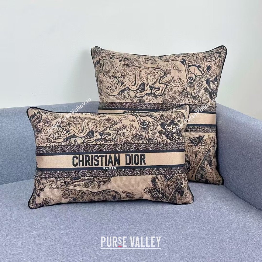 Dior Embroidered Cotton Rectangular Pillow 30x50cm D060704 2025 (ASL-25060704)