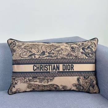 Dior Embroidered Cotton Rectangular Pillow 30x50cm D060704 2025 (ASL-25060704)