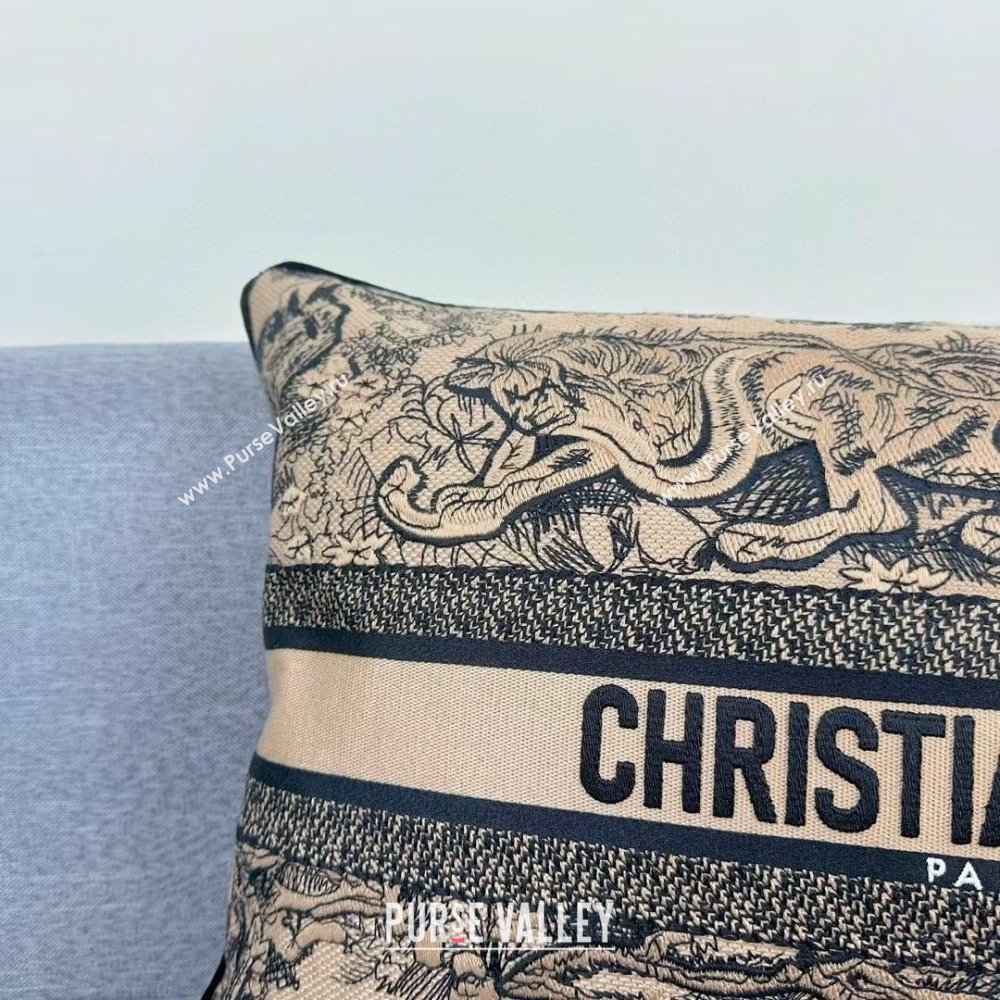 Dior Embroidered Cotton Rectangular Pillow 30x50cm D060704 2025 (ASL-25060704)