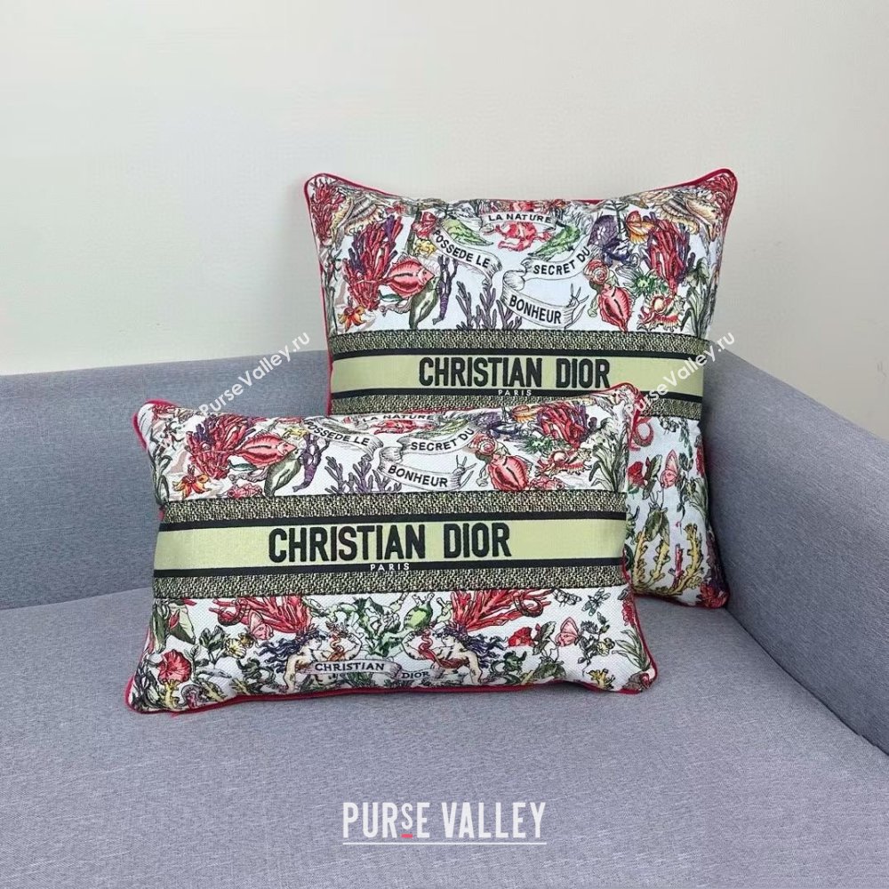Dior Embroidered Cotton Rectangular Pillow 30x50cm D060701 2025 (ASL-25060702)