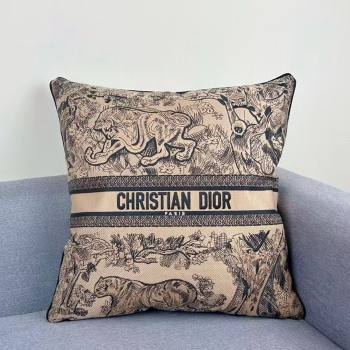 Dior Embroidered Cotton Square Pillow 50x50cm D060705 2025 (ASL-25060705)