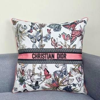 Dior Embroidered Cotton Square Pillow 50x50cm D060712 2025 (ASL-25060712)