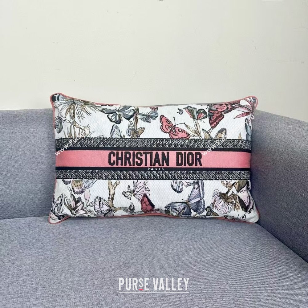 Dior Embroidered Cotton Rectangular Pillow 30x50cm D060711 2025 (ASL-25060711)