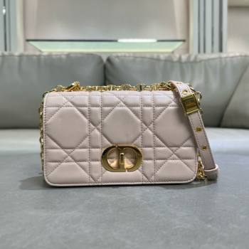 Dior Small Soft Dior Caro Bag in Macrocannage Lambskin Powder Pink 2025 M9252 (XXG-25061003)